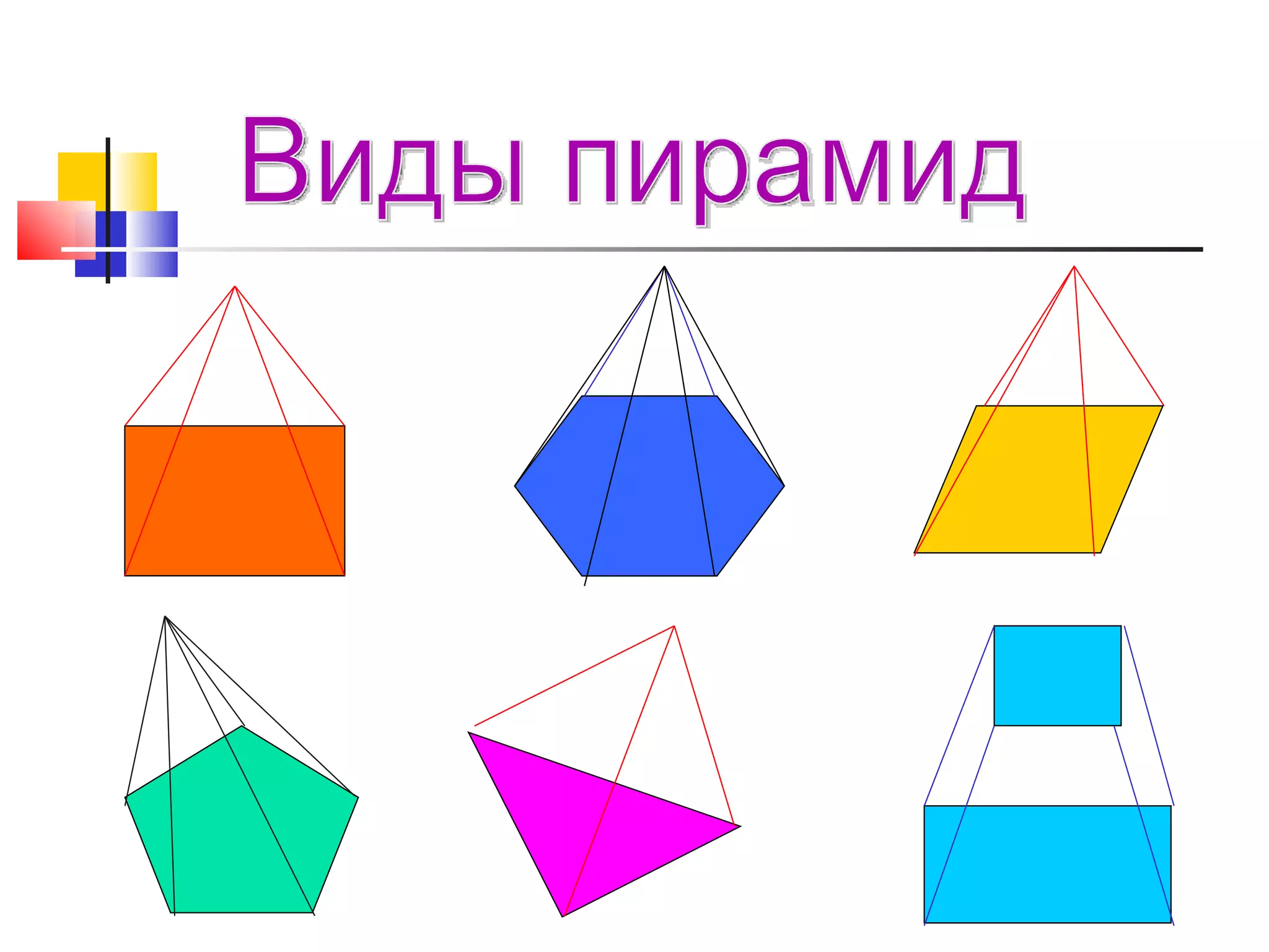 Виды пирамид 