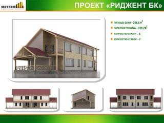 ПРОЕКТ «РИДЖЕНТ БК» ПЛОЩАДЬ ДОМА –  286,6  М 2 КОЛИЧЕСТВО СПАЛЕН  - 6 ПОЛЕЗНАЯ ПЛОЩАДЬ –  238,2 М 2 КОЛИЧЕСТВО ЭТАЖЕЙ  – 2 