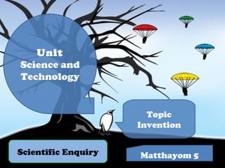 Scientific Enquiry Unit Science and Technology Topic Invention Matthayom 5 