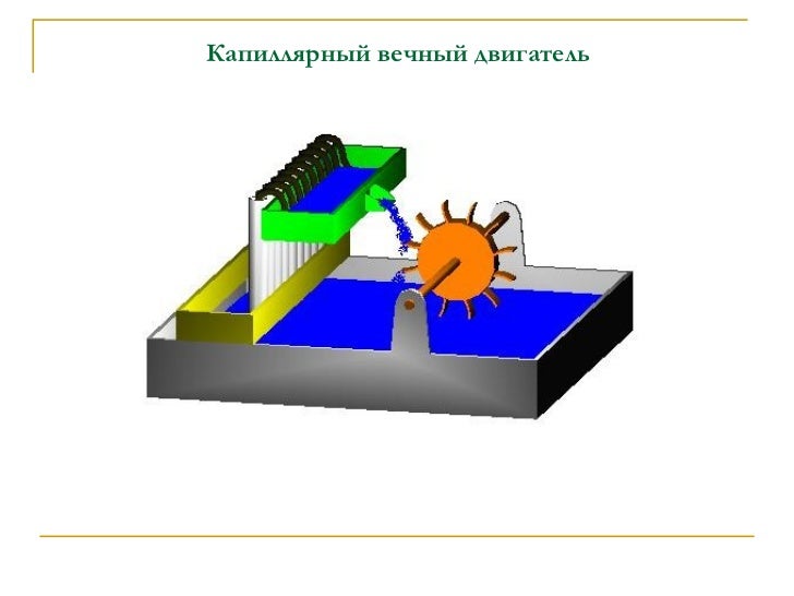 Капиллярный вечный двигатель Капиллярный вечный двигатель