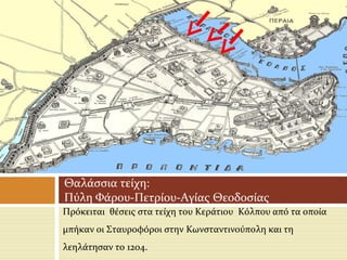 Τοπογραφικό σχέδιο Κωνσταντινούπολης