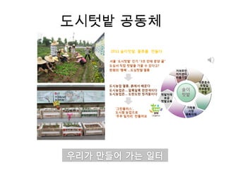 도시텃밭 공동체  