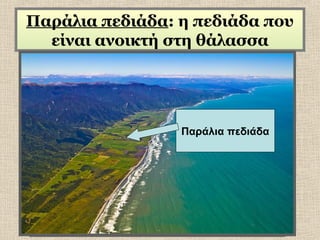 Παράλια πεδιάδα: η πεδιάδα που
είναι ανοικτή στη θάλασσα

Παράλια πεδιάδα

 