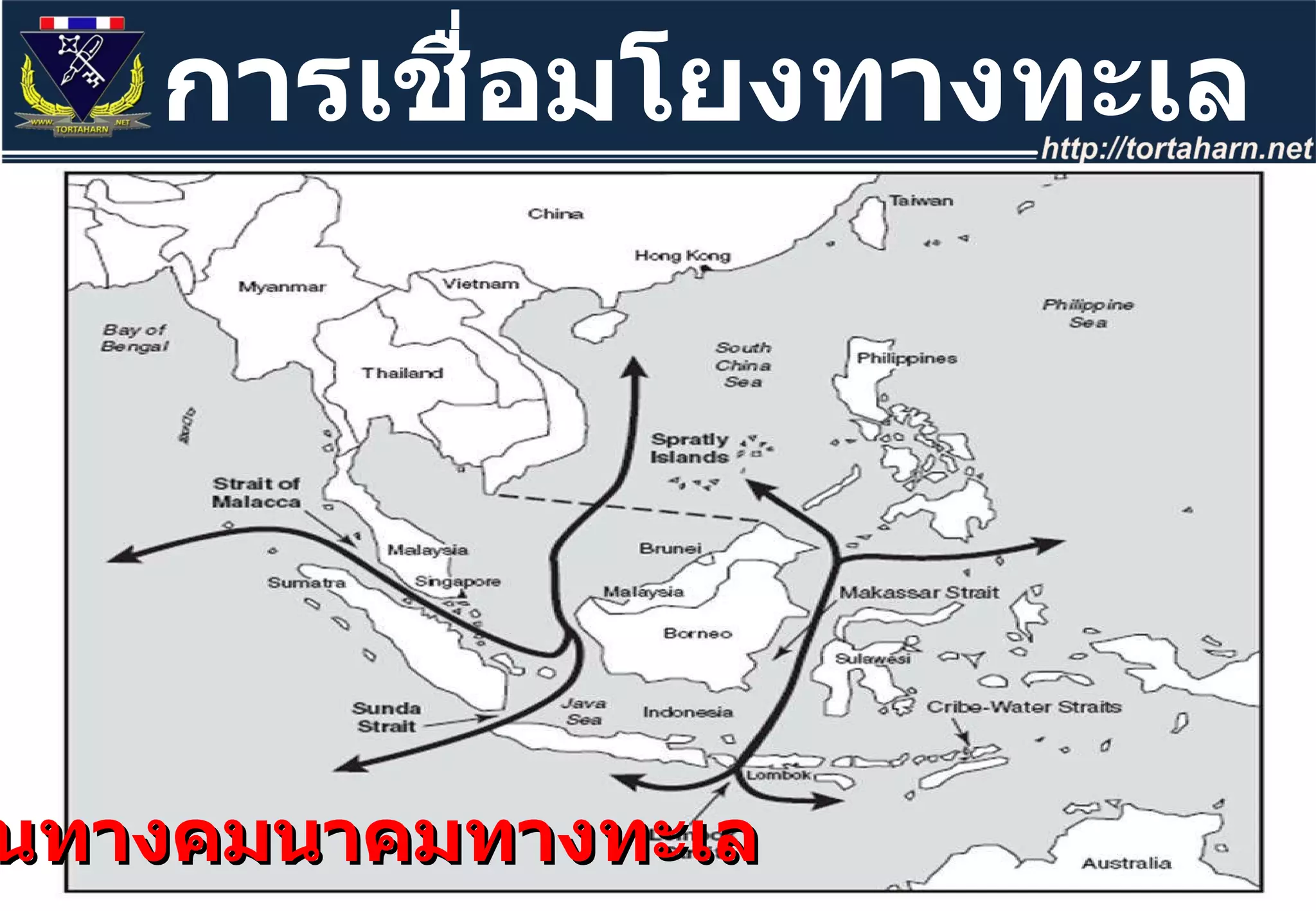 การเชื่อมโยงทางทะเล เส้นทางคมนาคมทางทะเล 