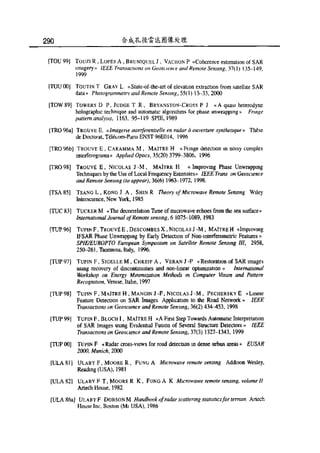 合成孔径雷达图像处理