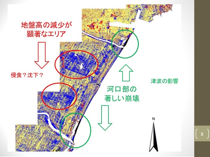 仙台湾砂浜海岸エコトーンにおける大震災前後の微地形変化仙台湾砂浜海岸エコトーンにおける大震災前後の微地形変化