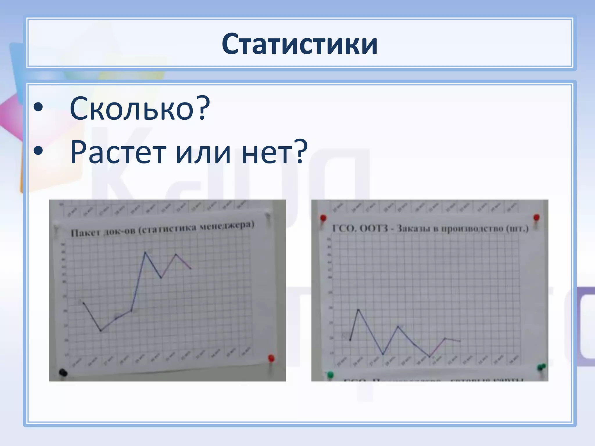 Статистики
• Сколько?
• Растет или нет?
 