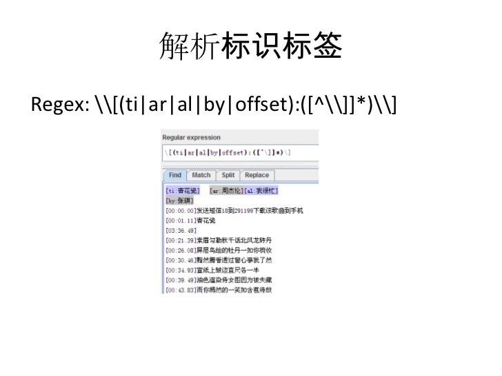 音乐歌词同步