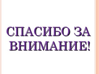 СПАСИБО ЗА
ВНИМАНИЕ!
 