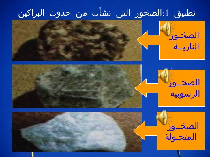 تتكون الصخور المتحولة بسبب