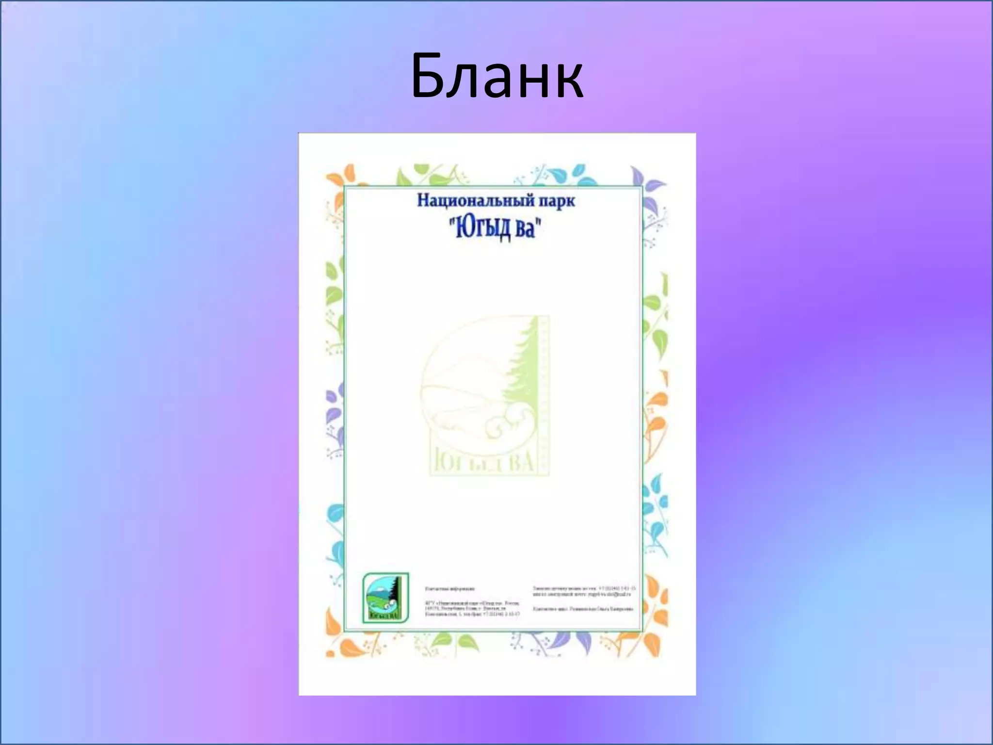 Бланк
 