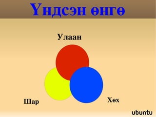 өнгө | PPT