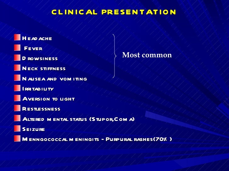 Meningitis case study nursing image