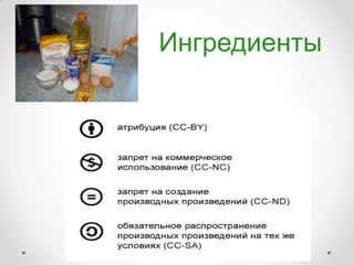 Ингредиенты
 