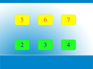 5   6   7



2   3   4
 