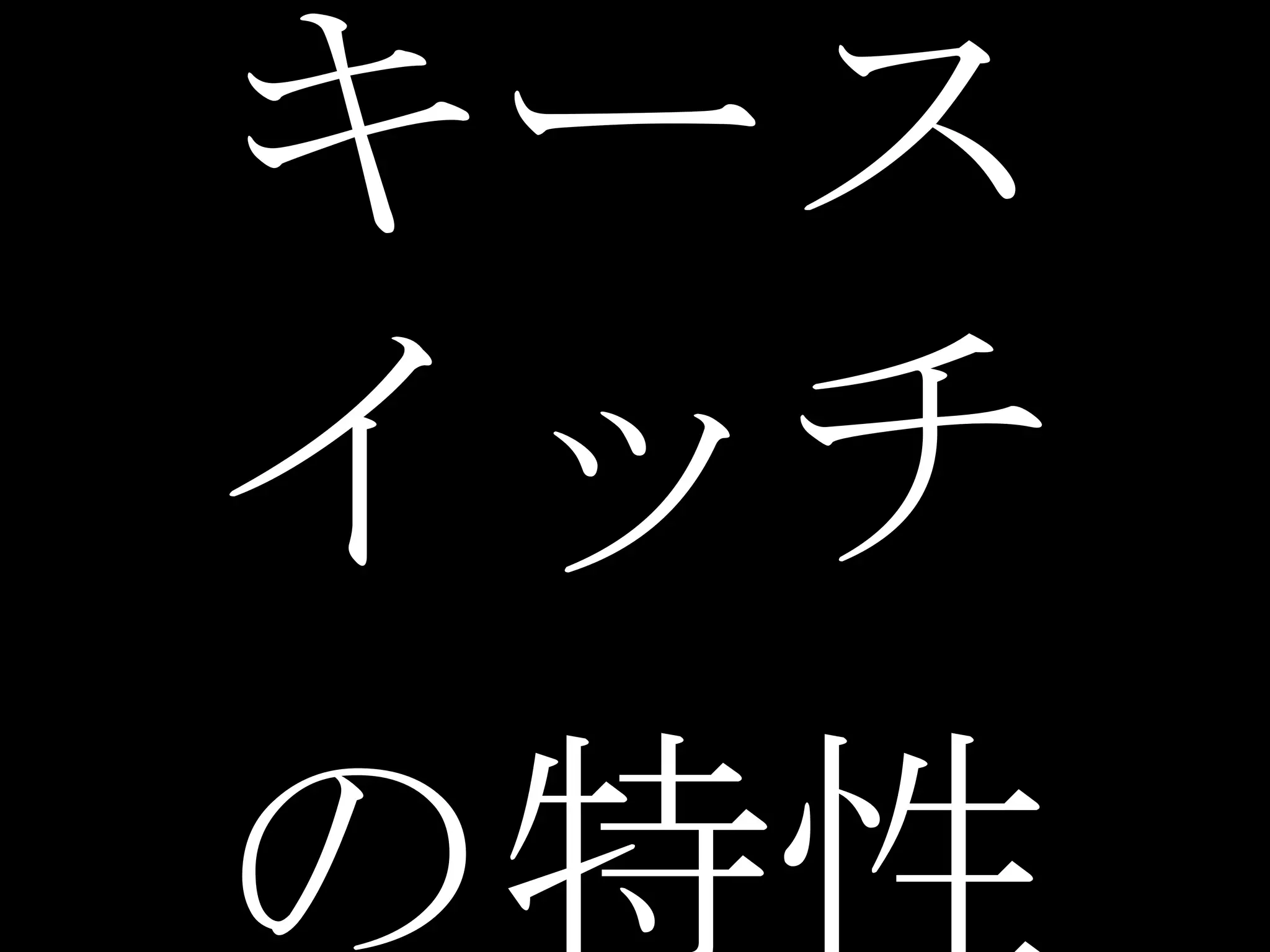 キース
イッチ
 