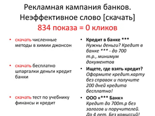 Андрей Иванов - Учимся На ЧУЖИХ Ошибках, Исследование Кампаний.