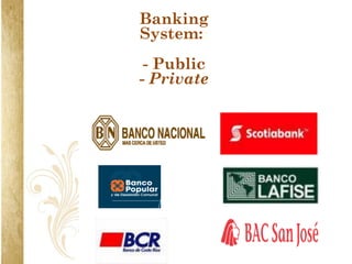Banking
System::
 - Public
- Private
 