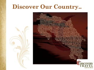 Discover Our Country..
 