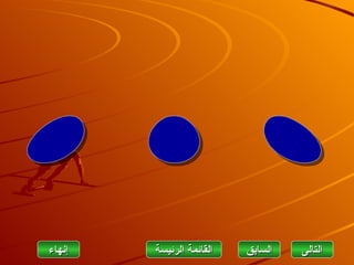 ‫إنهاءĬ   ‫القائمة الرئيسة‬   ‫السابق‬   ‫التاʤĬ
 