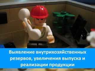 Выявление внутрихозяйственных
резервов, увеличения выпуска и
    реализации продукции
 