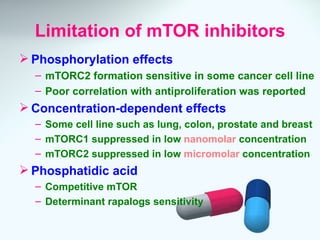 mTOR inhibitor in cancer | PPT