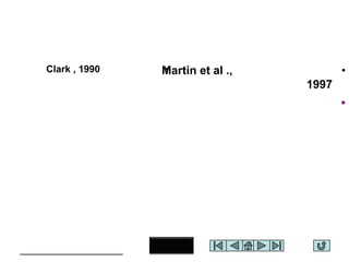 Clark , 1990 •
Martin et al ., •
1997
•