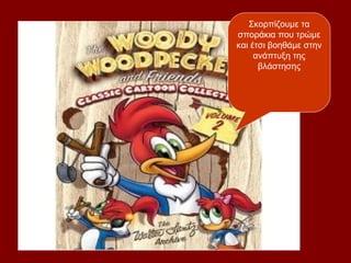 Σκορπίζουμε τα
σποράκια που τρώμε
και έτσι βοηθάμε στην
     ανάπτυξη της
      βλάστησης
 