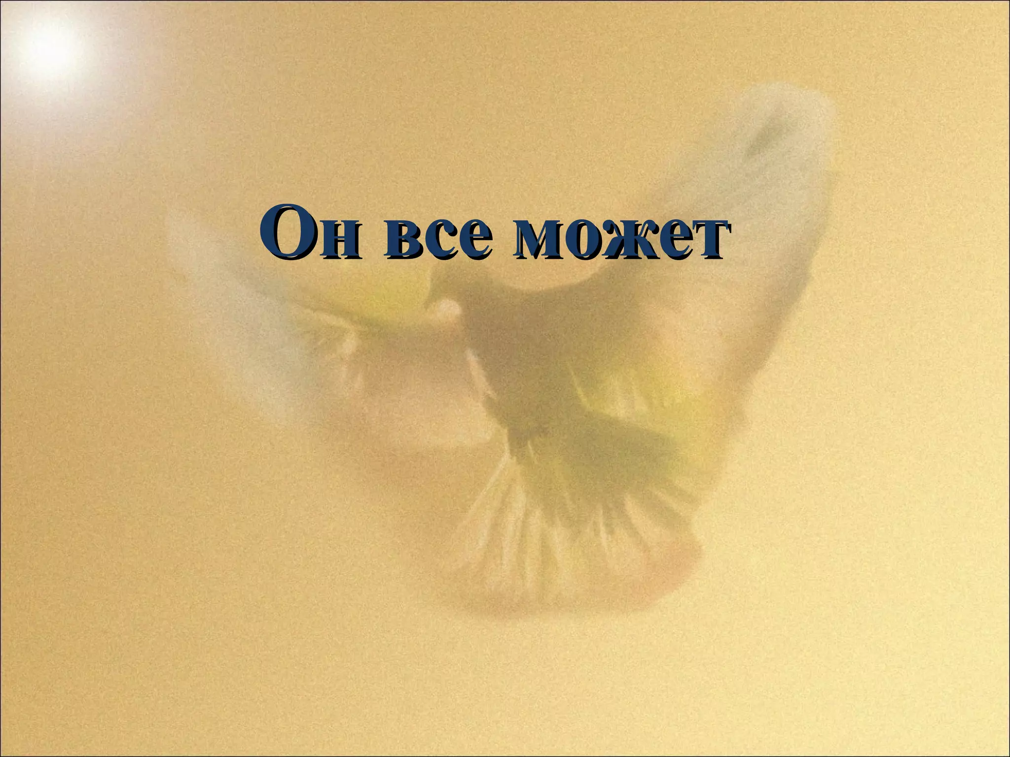 Он все может