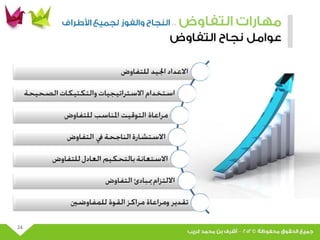 عرض مهارات التفاوض