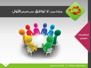 عرض مهارات التفاوض