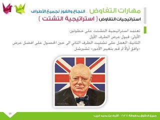 عرض مهارات التفاوض