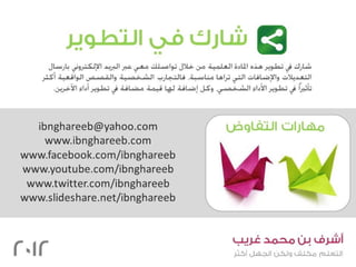 عرض مهارات التفاوض