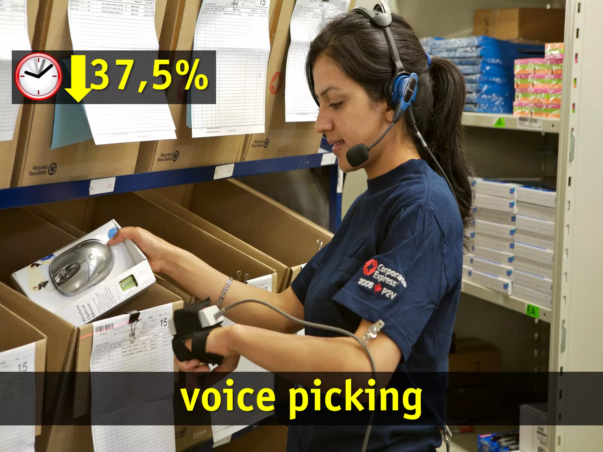 37,5%




   voice picking
 