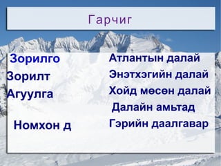 дэлхийн далай | PPT