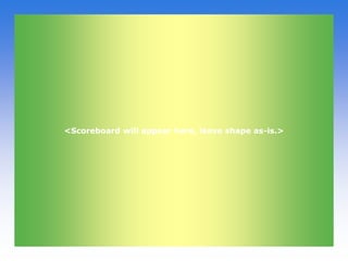 <Scoreboard will appear here, leave shape as-is.>
 