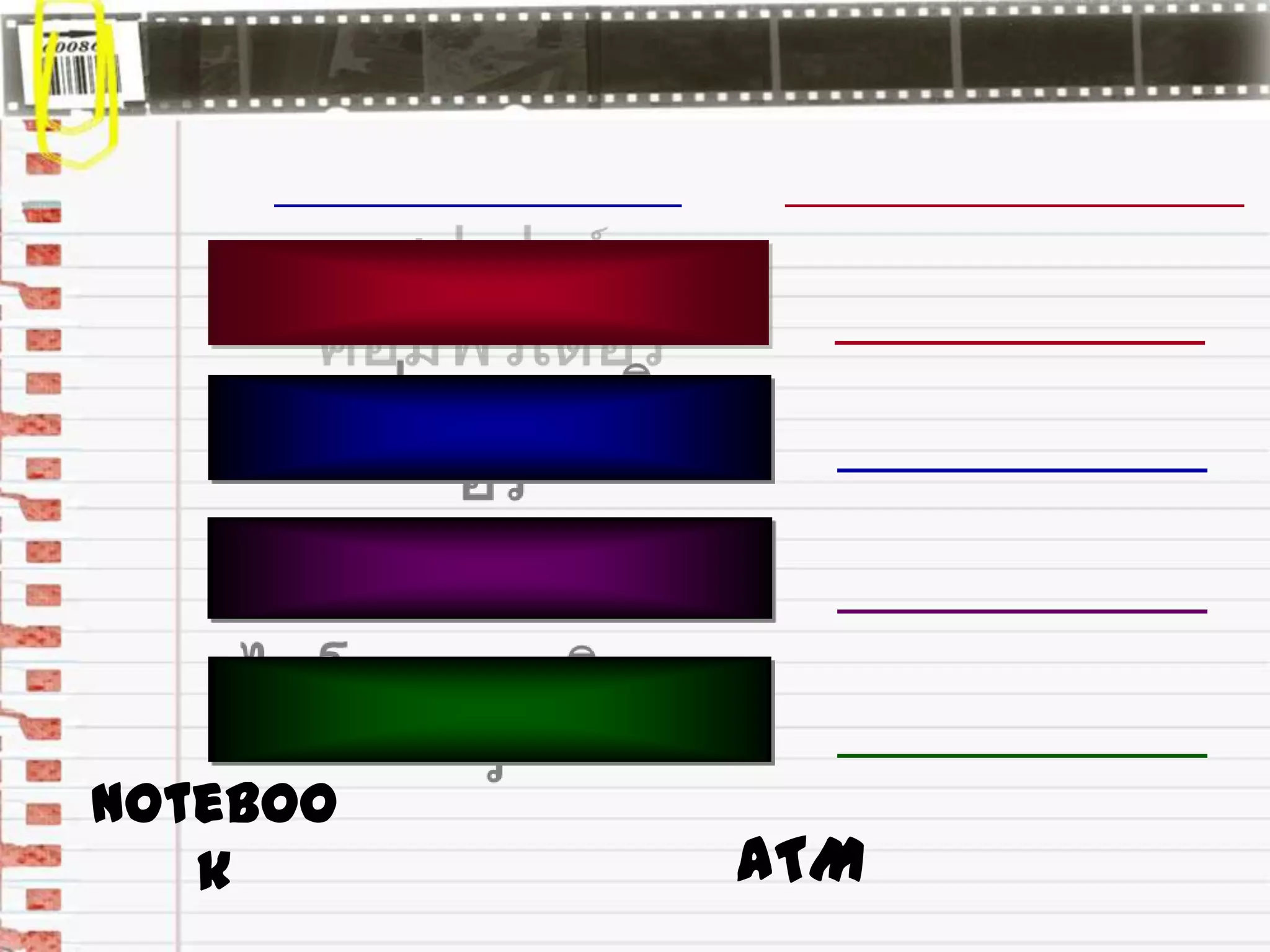 Noteboo
k ATM