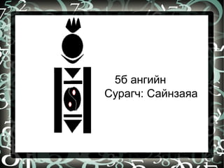 5б ангийн
Сурагч: Сайнзаяа
 