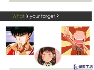 What is your target ?
 