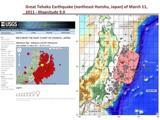 Great Tohoku Earthquake (northeast Honshu, Japan) of March 11,
2011 - Magnitude 9.0




                                                     «По стеклу» (с) Вячеслав Урбазаев
 