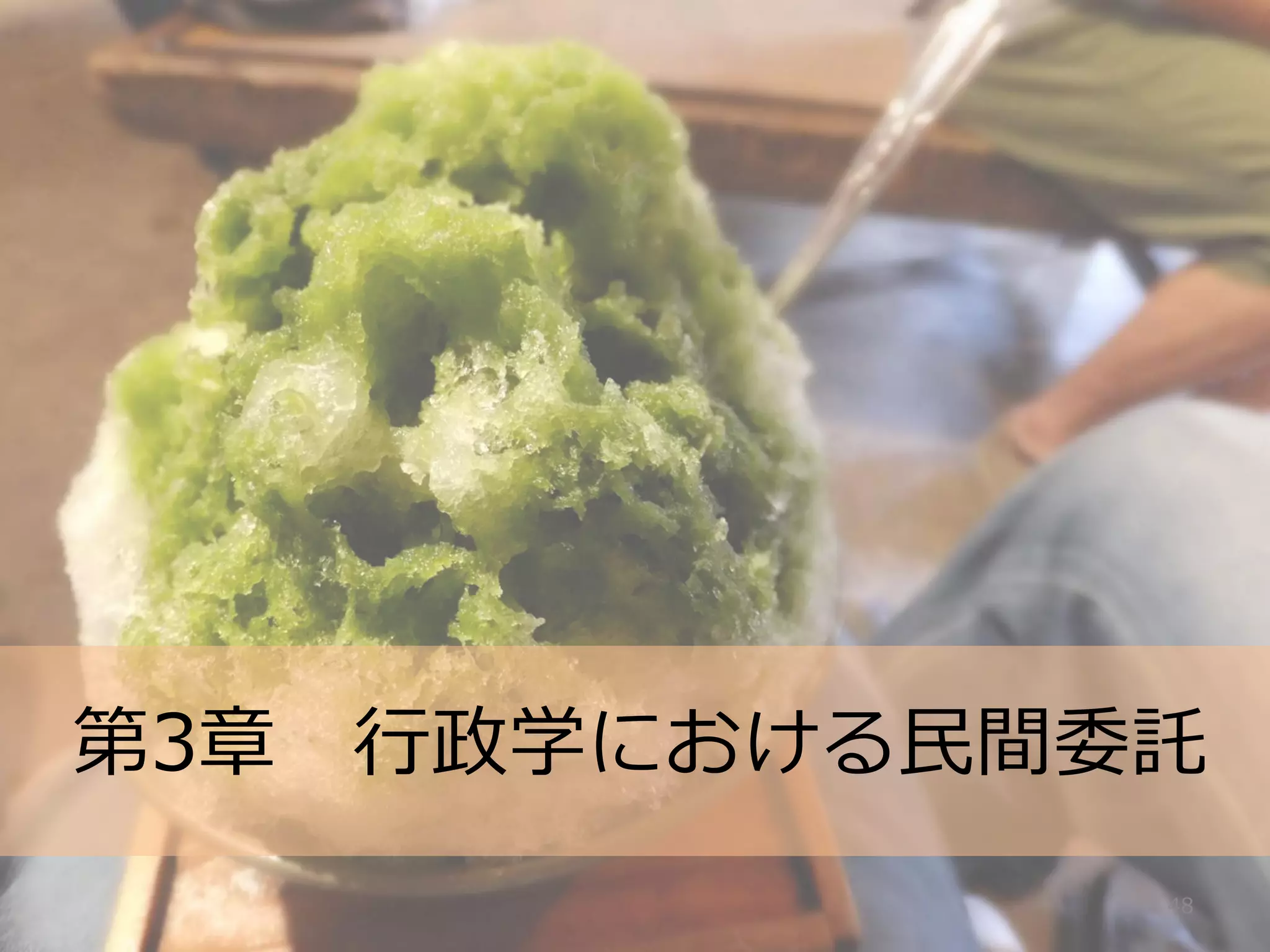 第3章 行政学における民間委託
              48
 