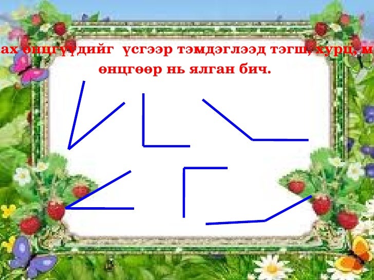 өнцөг түүний төрөл
