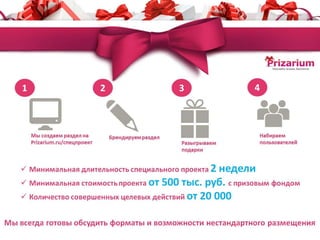 презентация промо призариум