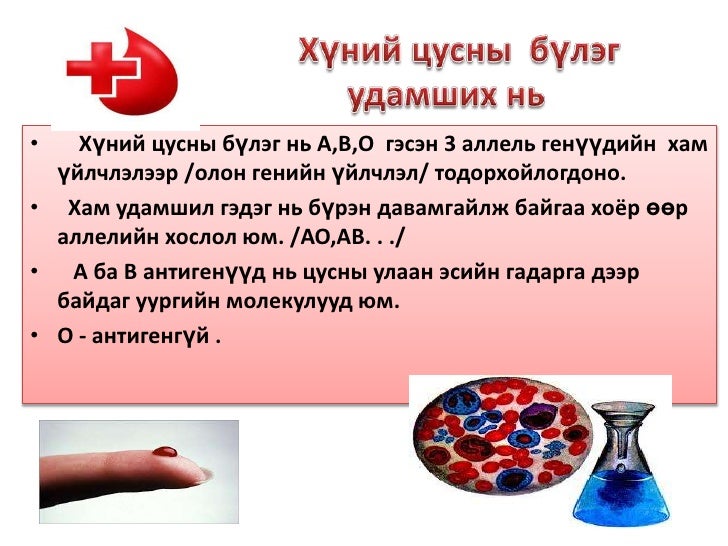 хүний цусны бүлэг удамших