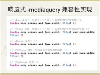Ӧʽ -mediaquery ʵ
 