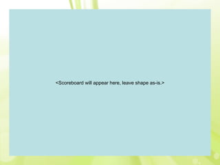 <Scoreboard will appear here, leave shape as-is.>
 