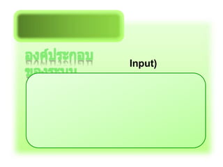 Input)
 