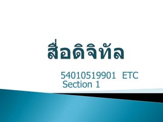 54010519901 ETC
Section 1
 