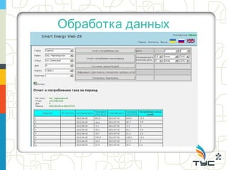 Обработка данных
 