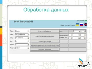 Обработка данных
 